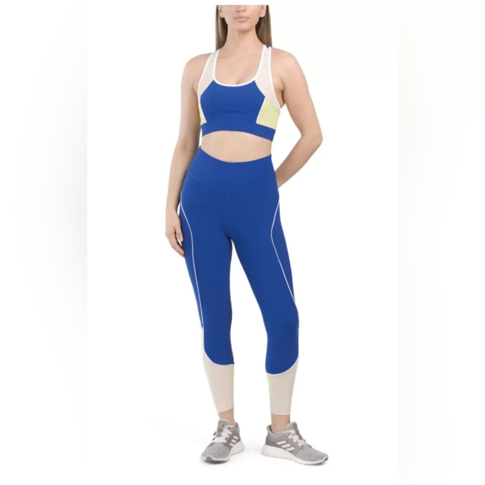 NWT Wilo the Label Racerback Sports Bra and Panel Legging Set in
Cobalt/Lime ๐๐ - Picture 2 of 5